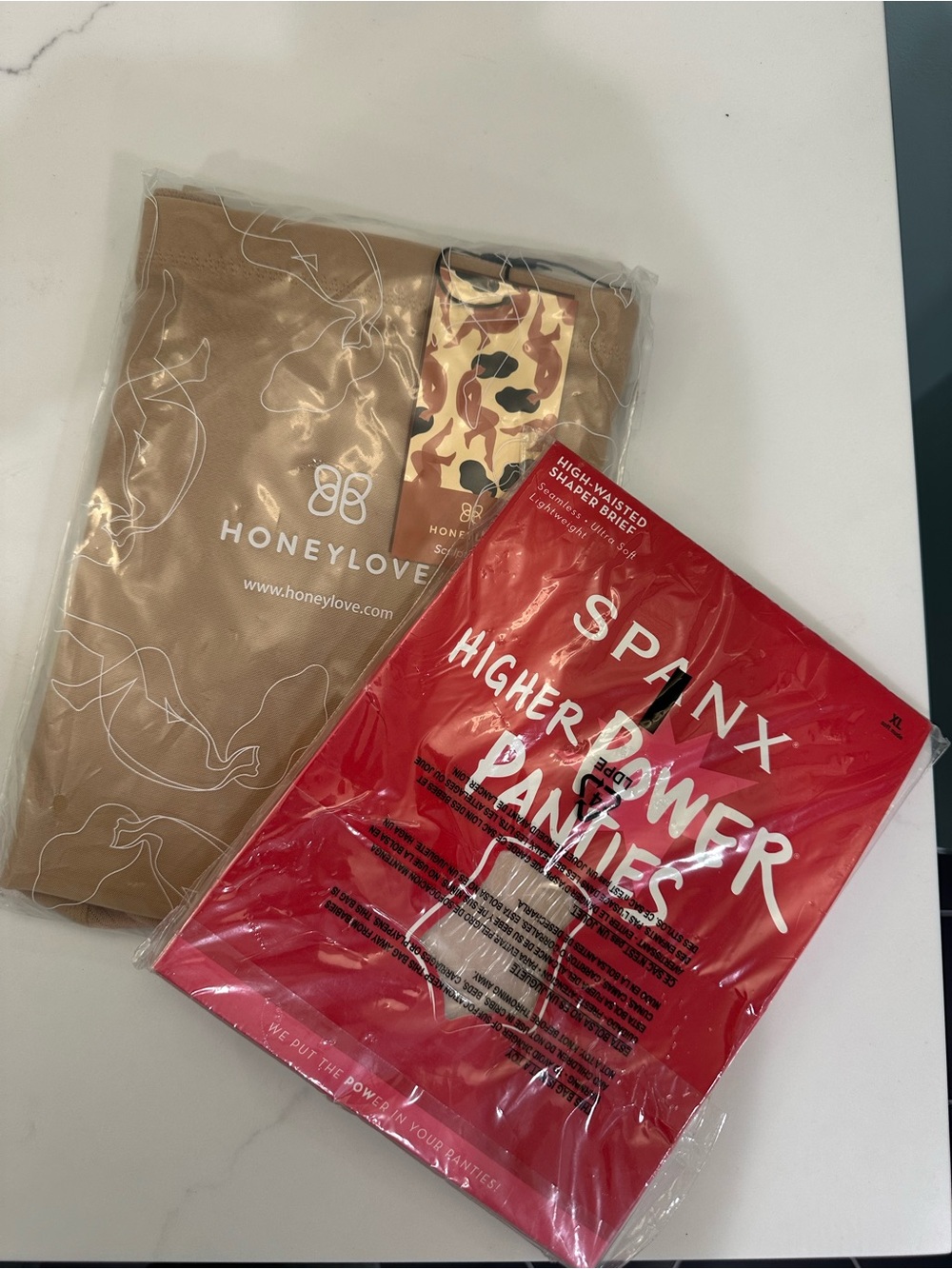 SPANX Higher Power Panties XL and Honeylove Shaping Briefs 1X